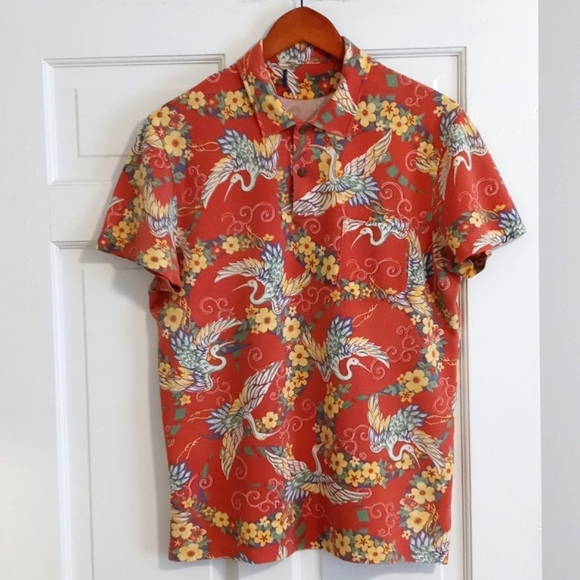 Polo Ralph Lauren Other - 🦢RARE/VTG Polo Ralph Lauren🦢 - Vintage Floral Crane S/S Polo